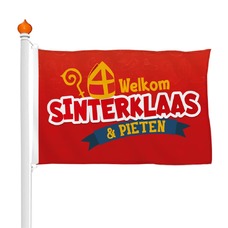 Welkom Sinterklaas vlag