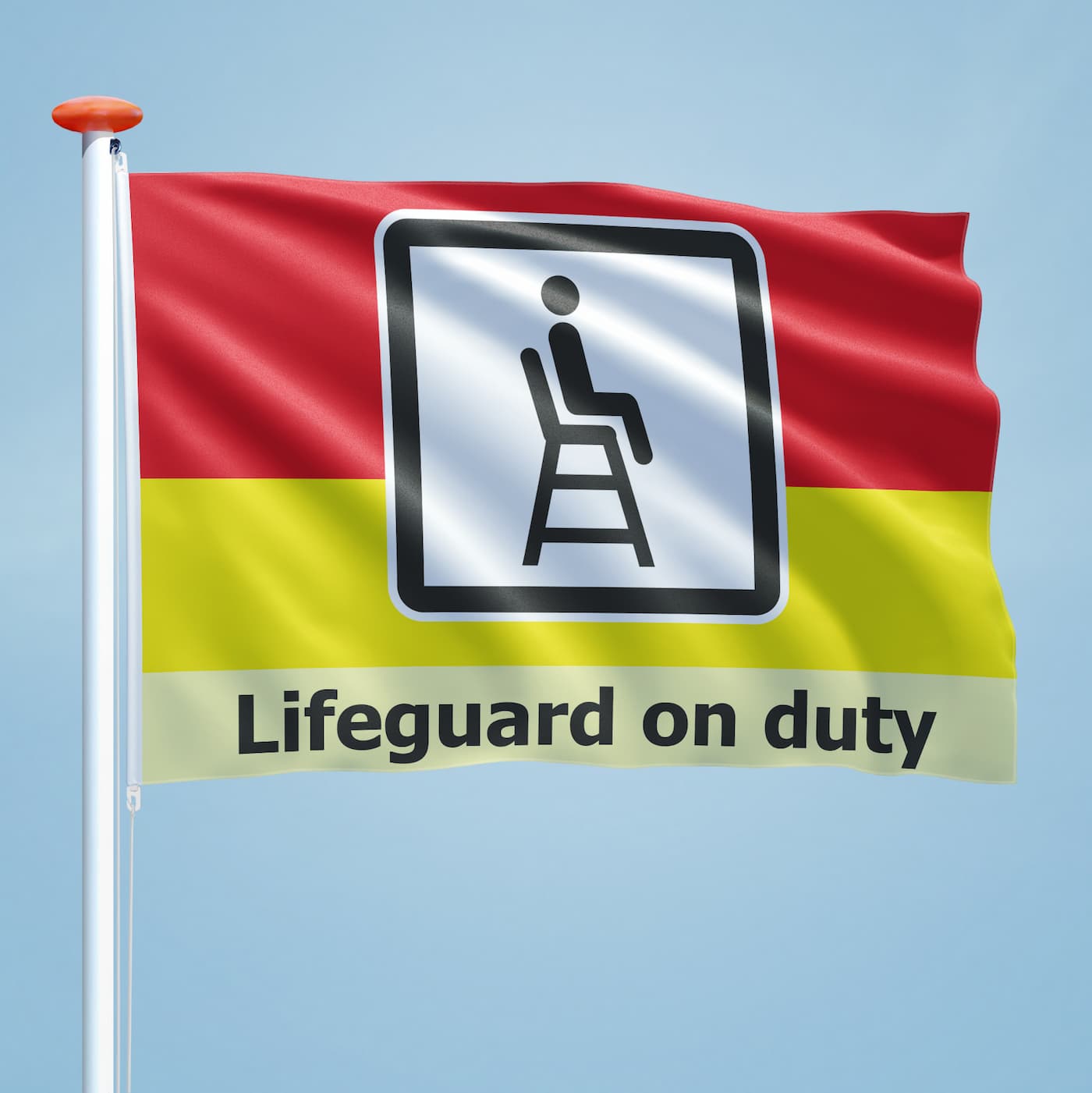 Vlag Lifeguard on duty