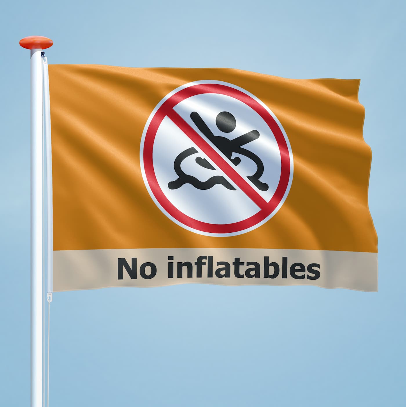 Vlag No inflatables